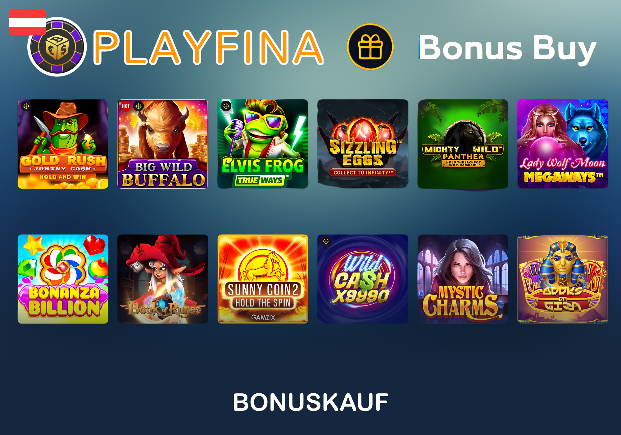 Bonus Buy Slots im Playfina Casino Österreich